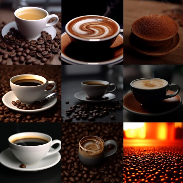 고품질의 커피 제품  4K 울트라 HD