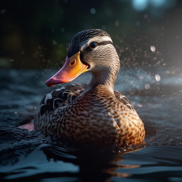 Product shots of duck high quality 4k ultra hd h