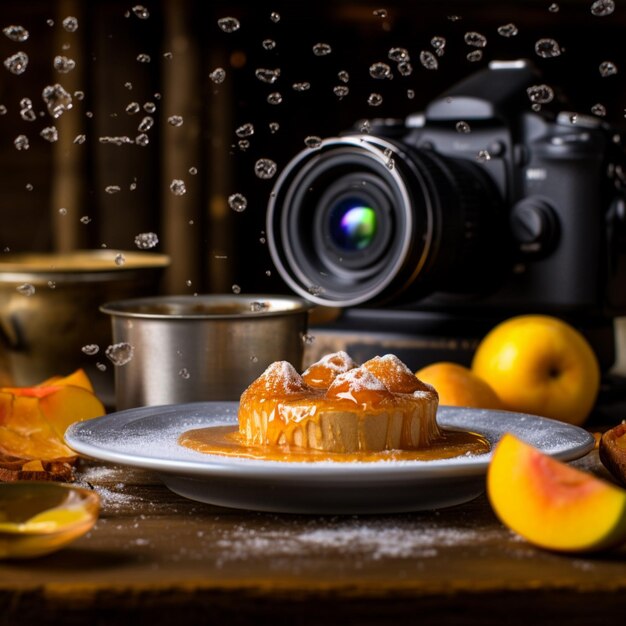 Foto scatti del prodotto di una fotografia di cibo con velocità dell'otturatore elevata