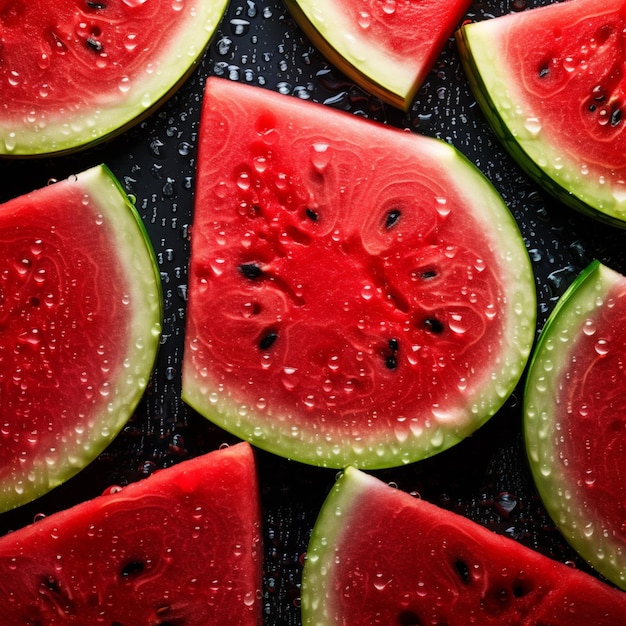 Product shots of The fresh watermelon background