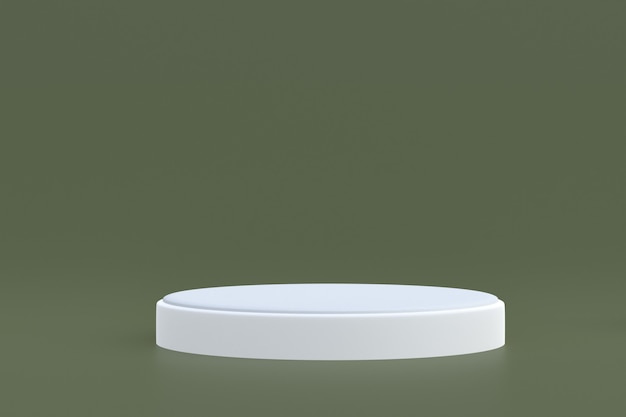 product stand, podium minimal on brown background for cosmetic product presentation.