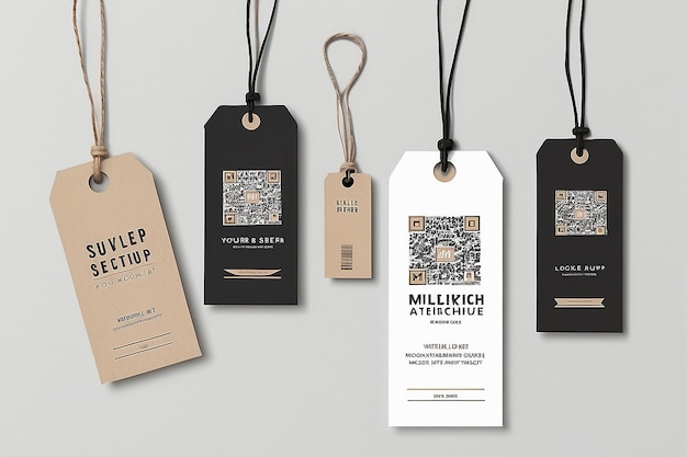 Product Tag Mockup Set