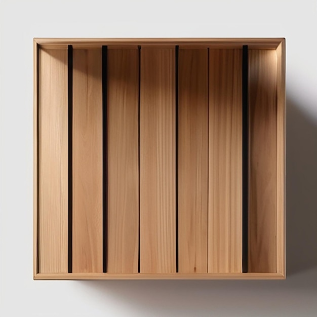 product wood mock up with AI generative