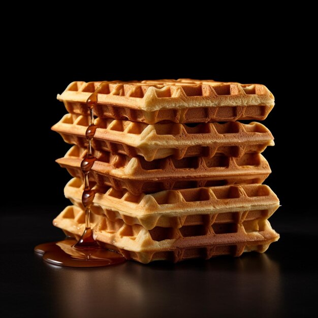 Foto productfoto's van foto van wafels zonder backgro