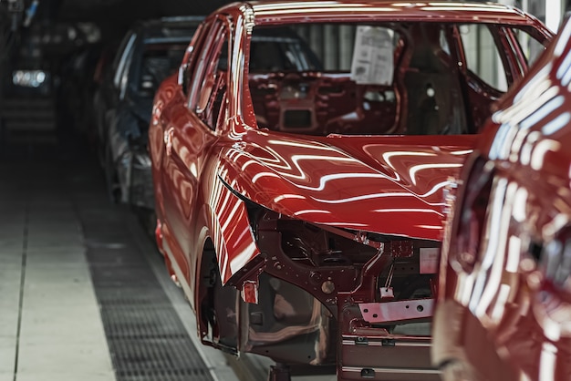 Production line of automobile plant