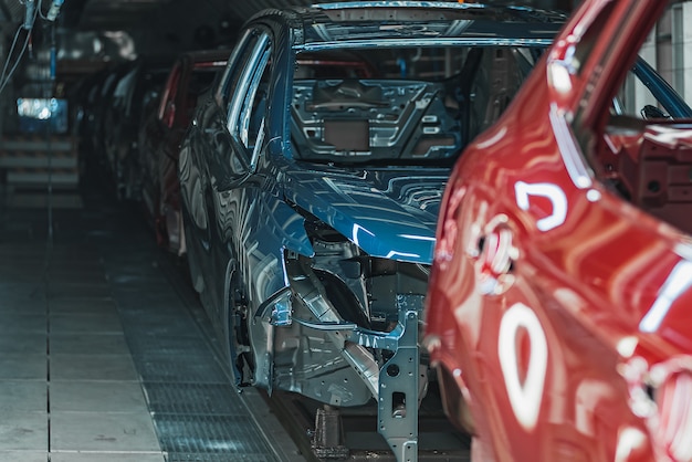 Production line of automobile plant