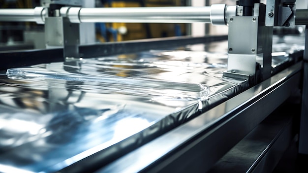 Производство новых товаров на заводе современные технологии Алюминиевая фольга