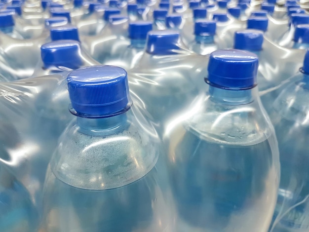 Production and packaging of mineral water in pet bottles