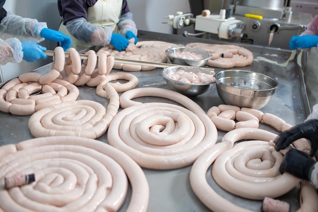 production of sausages and frankfurters farm sausages stuffing for sausage