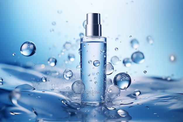 Productizeeg 68355 Cosmetische essence vloeibare blauwe en witte bubbels ece7852cbebc4c5abcdf45ffdd8fc9ce