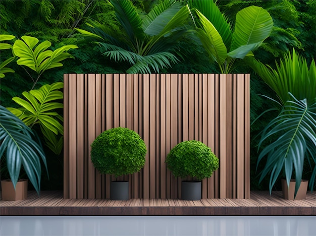 productplaatsbare tropische achtergrondfoto voor ontwerpers
