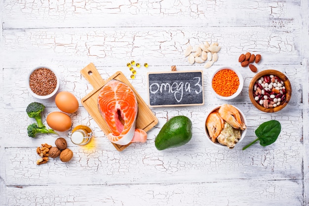 Products sources of Omega-3 acids