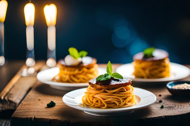 Proef de magie van heerlijke eetervaringen AI gegenereerde beste eetfoto