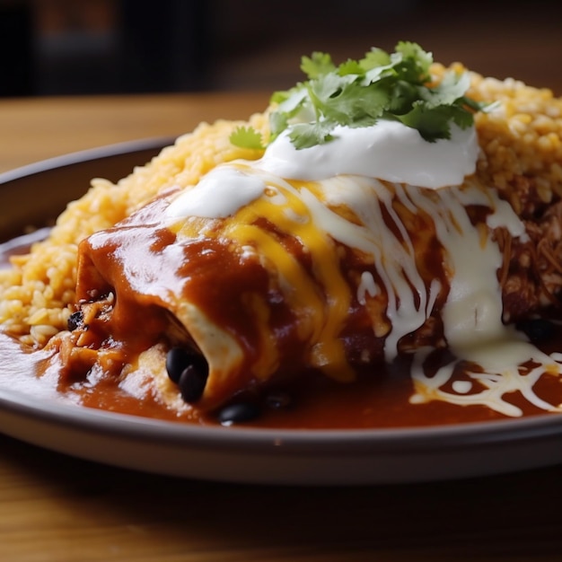 Proef de smaak van Mexico met deze heerlijke enchiladas.