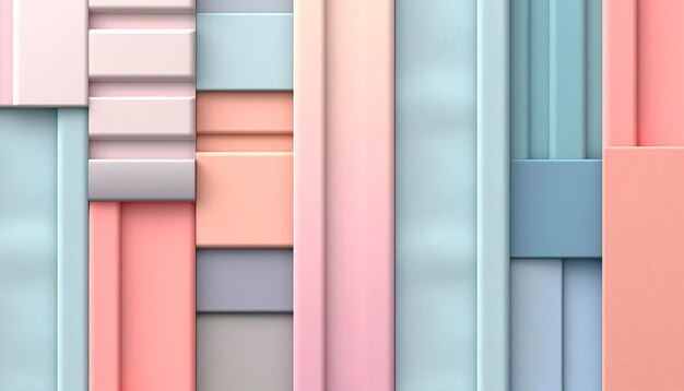 Professional background with different shapes in pastel colors