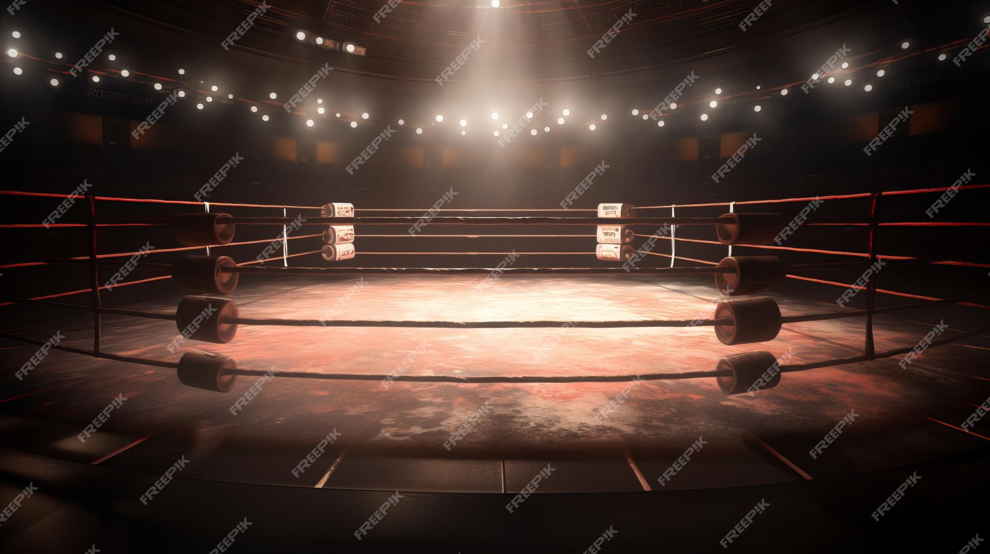 Premium Photo | Professional Boxing Ring Background