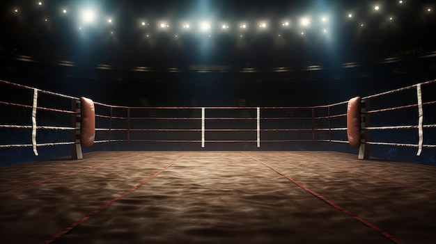 Premium Photo | Professional Boxing Ring Background