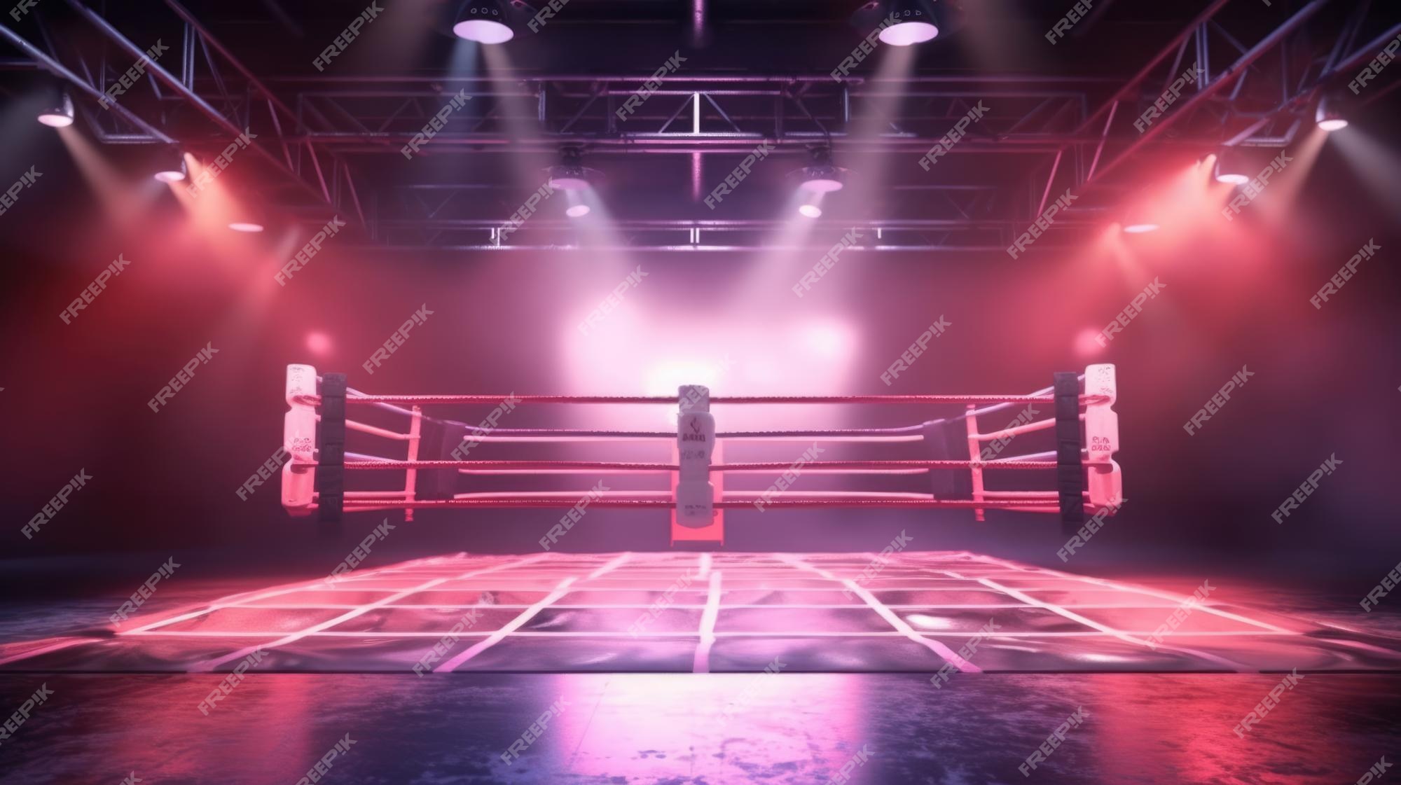 Premium AI Image | Professional boxing ring sport concept