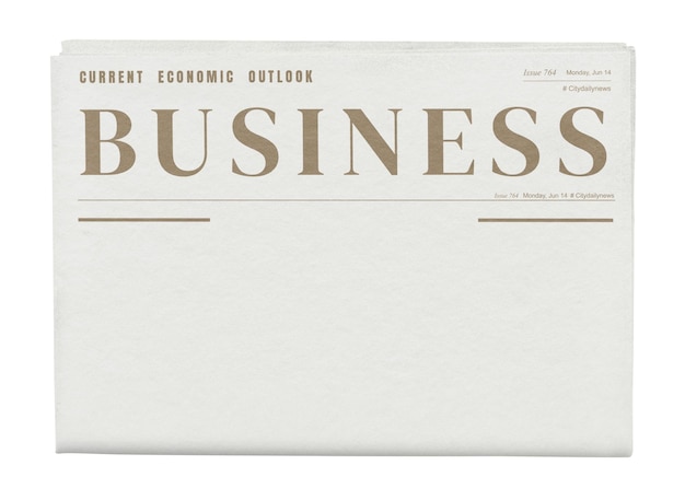 professional business png newspaper sticker modern nameplate design transparent background