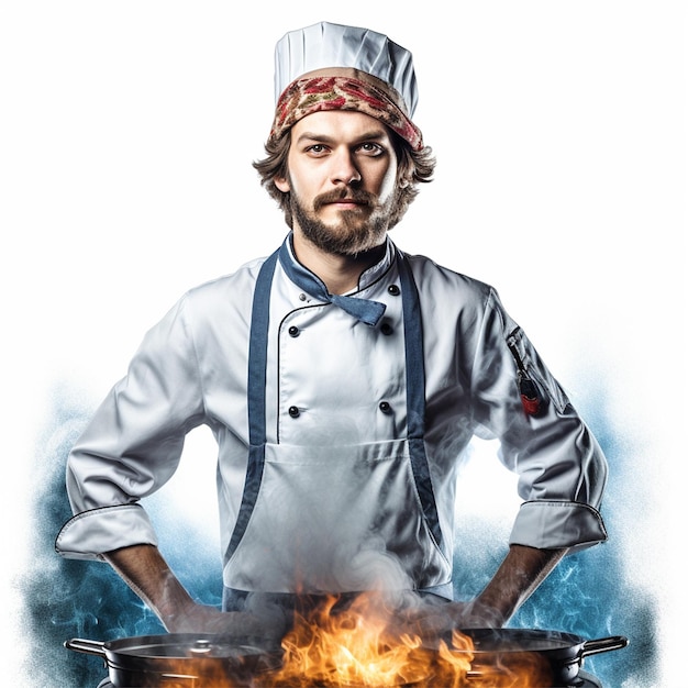 professional chef illustration image