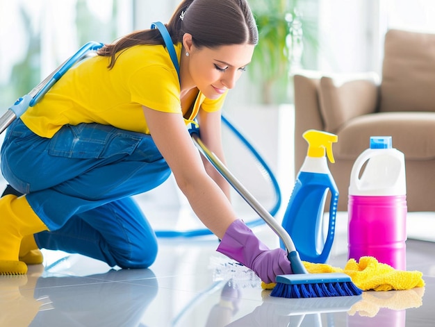 Professional cleaning service photo