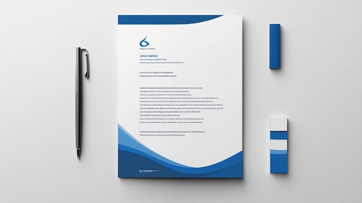 Photo professional corporate letterhead template