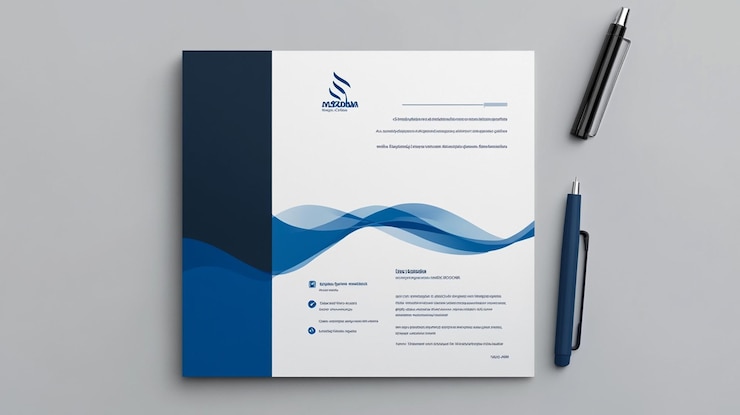 Photo professional corporate letterhead template