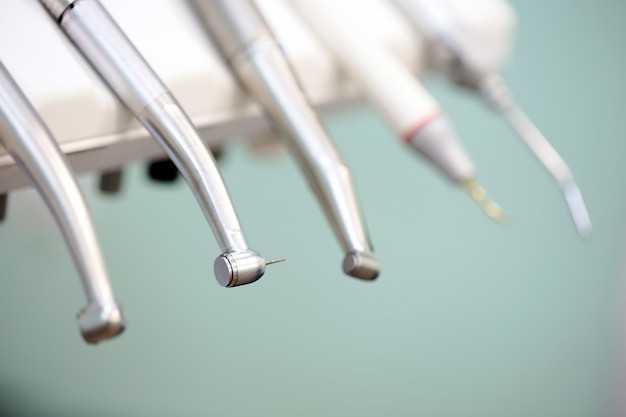 Professional equipment used in a dentist clinic