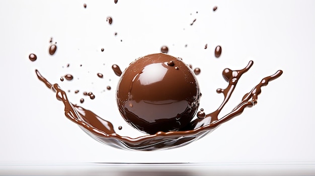 Professional food photography of Chocolate ball