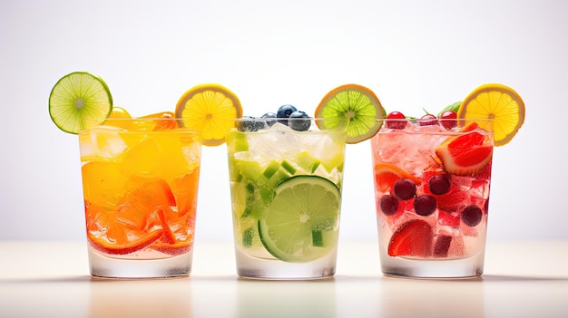 Professional food photography of Fruit cocktail