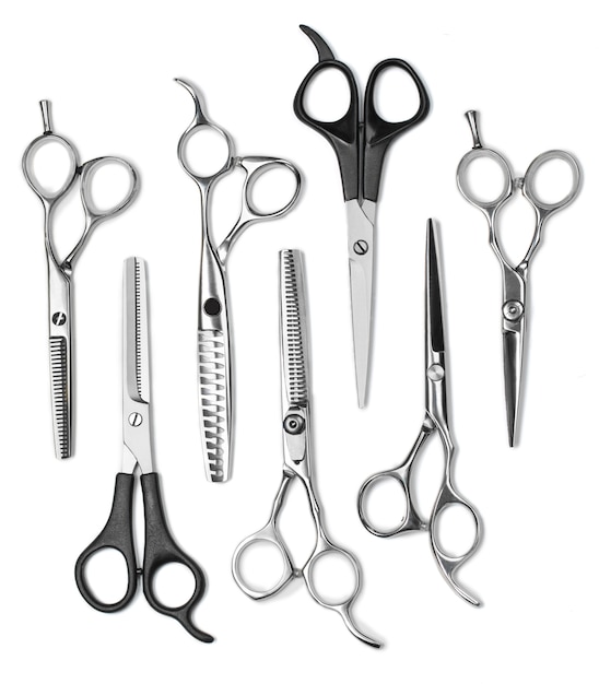 Professional hairdressing scissors