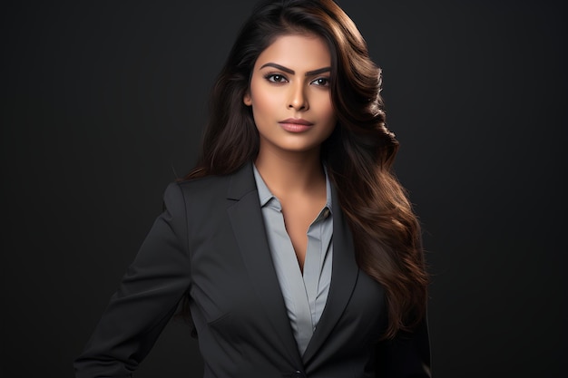 A professional headshot of an Indian woman in a business