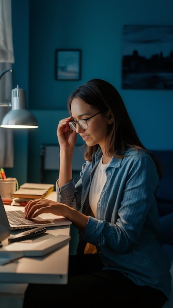 Professional it developer working at home