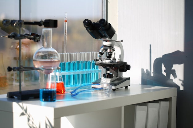 professional laboratory workspace