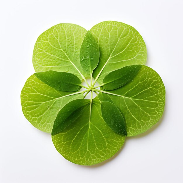 Professional Leaf Decorations Clean Flower Isolated and Elegant TopView Beauty Leaf Natural