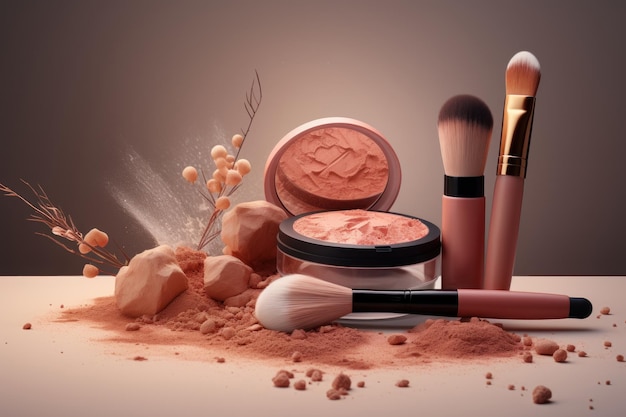 Professional make up products AI generated