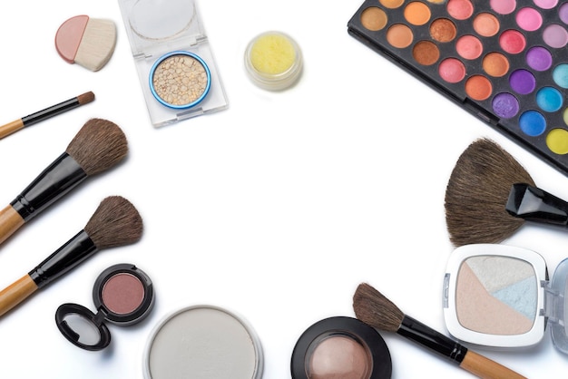 Professional makeup brushes and tools makeup products set