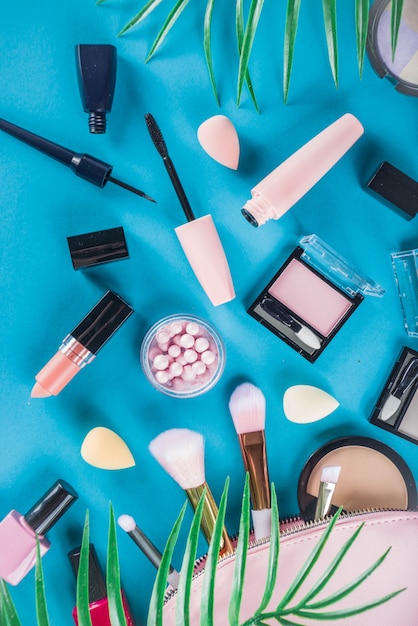 Set di cosmetici per il trucco professionale