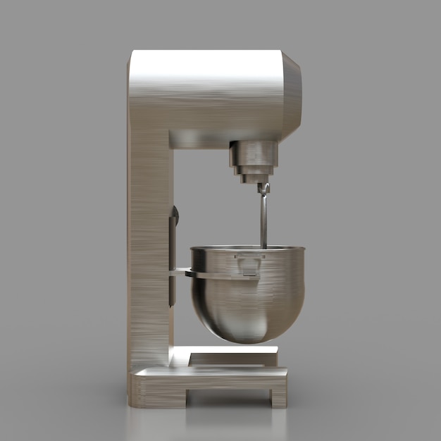 Mixer professionale per ristoranti, caffè e pasticcerie. rendering 3d.