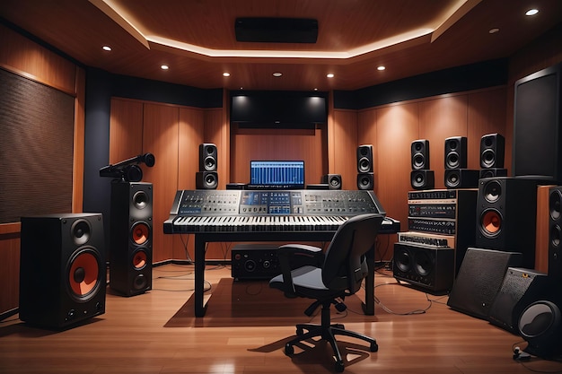 Professional music studio