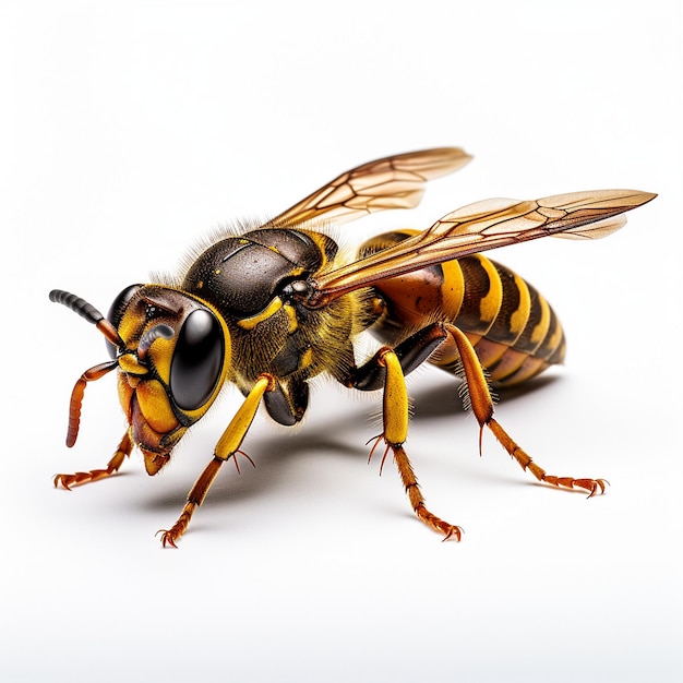 Professional photo of a Hornet Full body white background