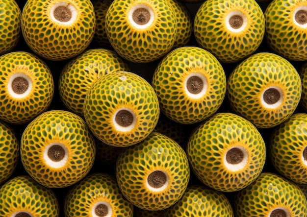 フェイホアの果実のパターンのプロの写真撮影