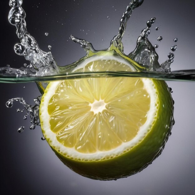 Professional Photography Tips Capture HighSpeed Action of Green Lemon Sinking in Water Tank