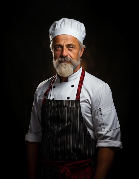 Professional restaurant chef photo