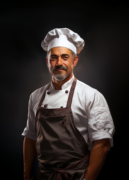 Professional restaurant chef photo