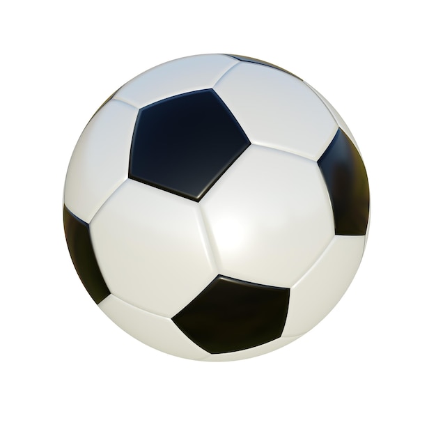 Professional soccer ball d render