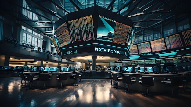 professional stock exchange background