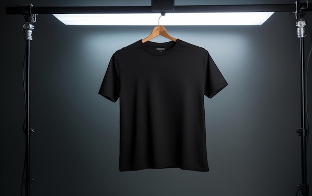 Professional T Shirt Product Shot Hanging Display Generative AI