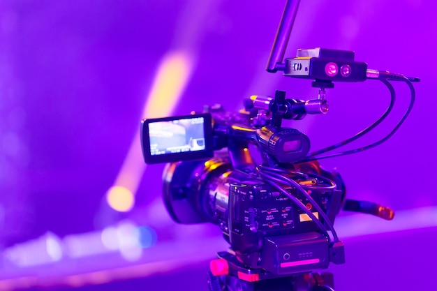 Professional video camera equipment