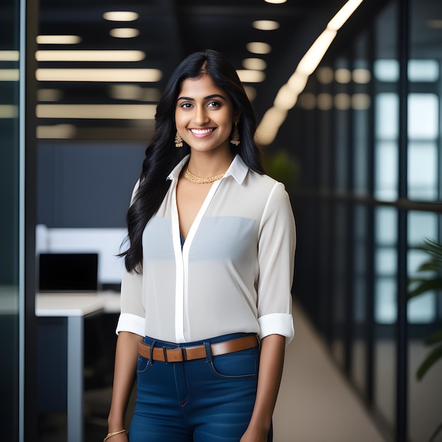 Photo professional women in business indian headshots and corporate attire